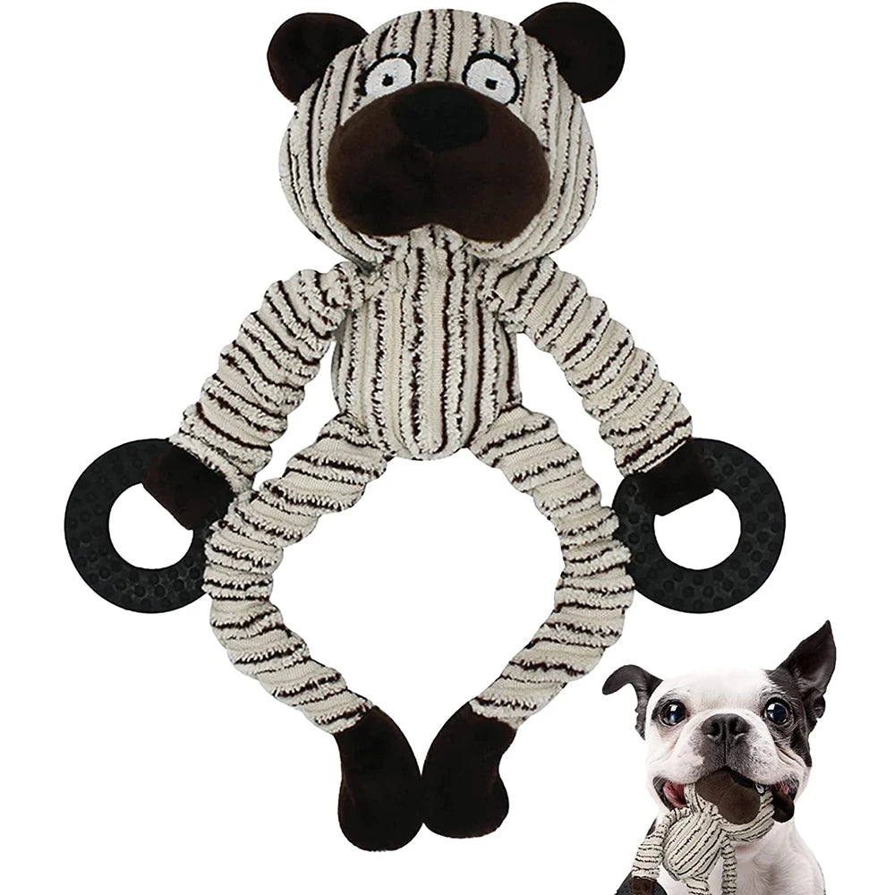 Plush Squeaky Puppy Chew Toys for Teething and Training - Interactive Dog Toys for Small Breeds