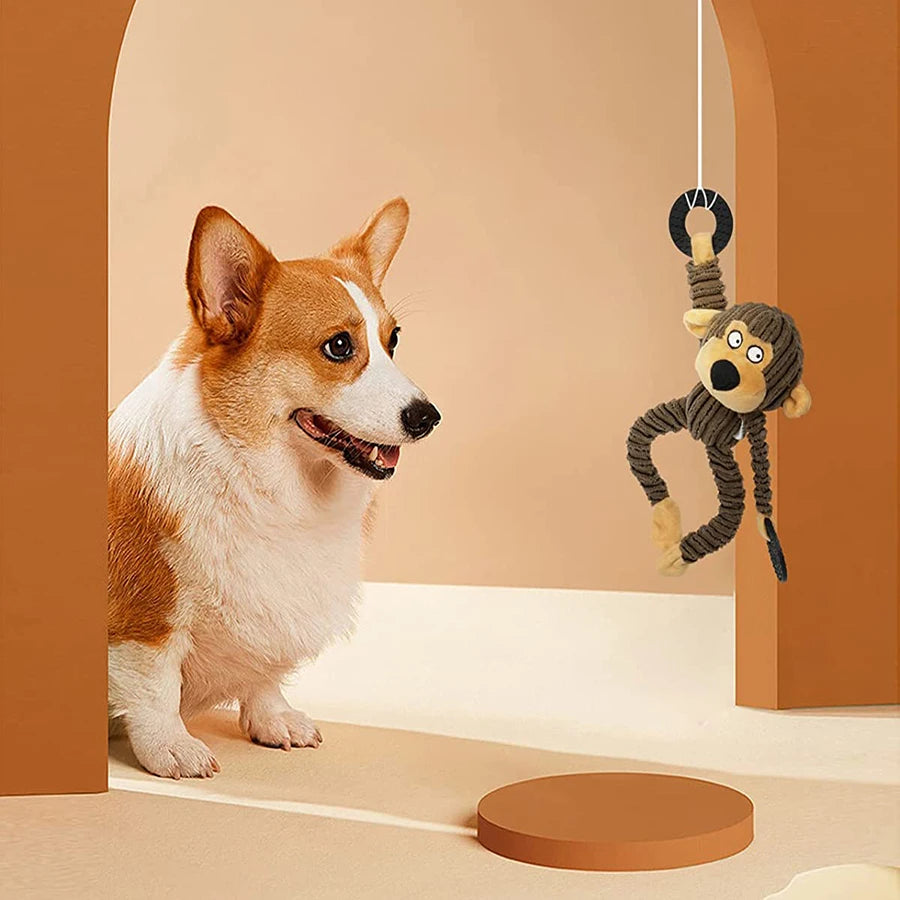 Plush Squeaky Puppy Chew Toys for Teething and Training - Interactive Dog Toys for Small Breeds