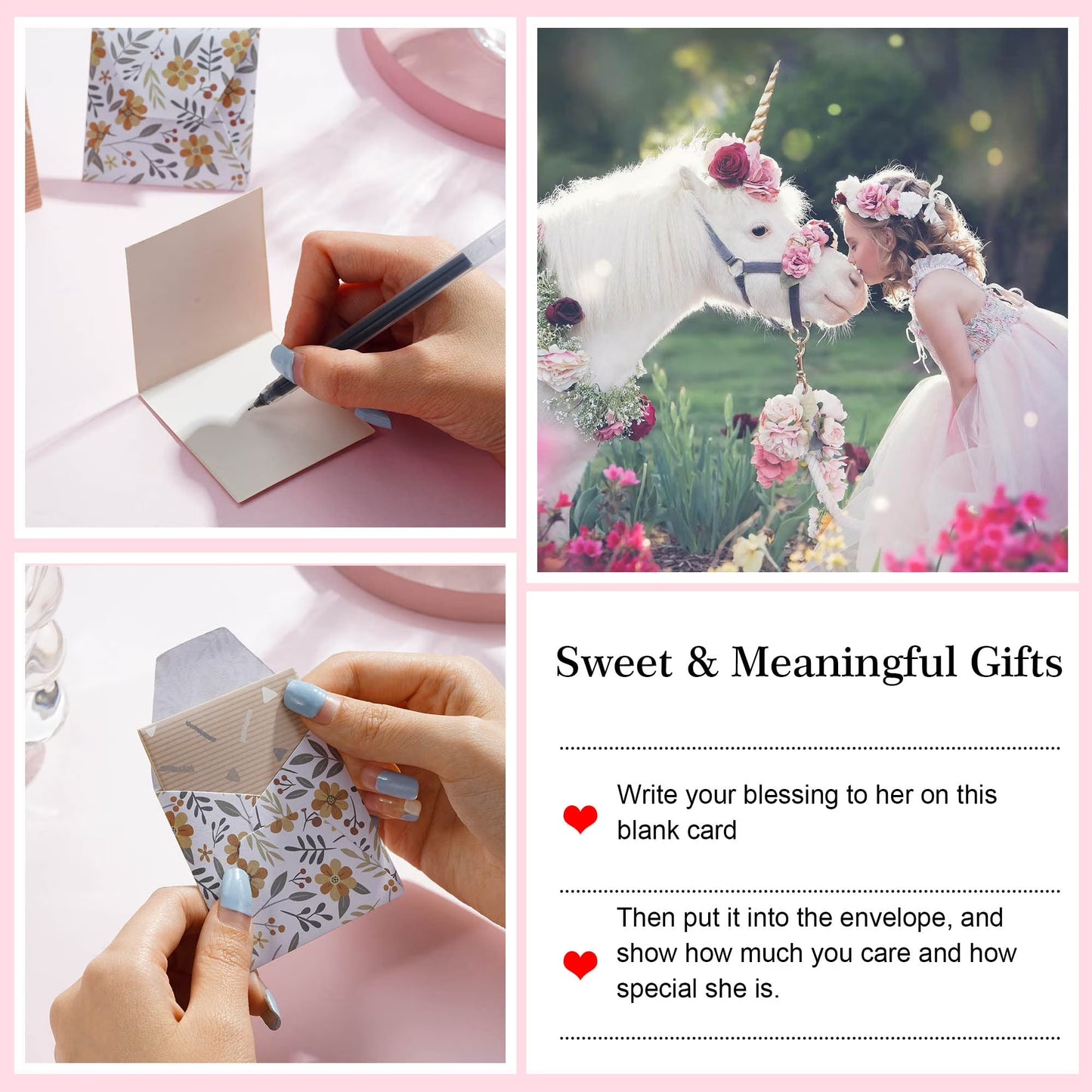 Turandoss 14K Gold Plated Colorful Cz Initial Unicorn Heart Pendant Necklaces for Teens Little Girls Daughter Kids Jewelry Birthday Mothers Day Presents for Women Girls