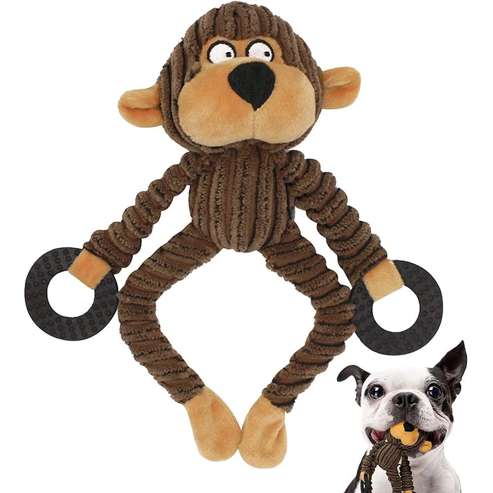 Plush Squeaky Puppy Chew Toys for Teething and Training - Interactive Dog Toys for Small Breeds