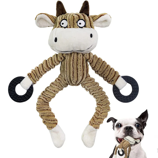 Plush Squeaky Puppy Chew Toys for Teething and Training - Interactive Dog Toys for Small Breeds